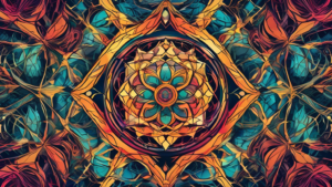 Create an image of intricate and mesmerizing geometric patterns blending together harmoniously, symbolizing the concept of sacred geometry and the interconnectedness of creation. The patterns should evoke a sense of awe and wonder, inviting viewers to delve deeper into the mystical world of sacred geometry.