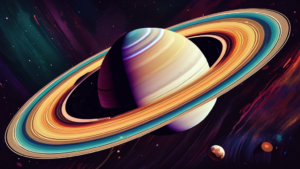 Create an image of Saturn with its intricate and captivating rings prominently displayed, showcasing the various colors and patterns found within them. The image should highlight the beauty and complexity of Saturn's rings, setting the scene for a deep dive into the fascinating facts about them.