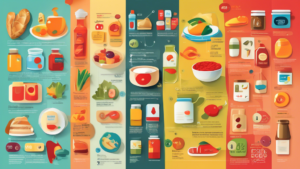 A visually engaging infographic illustrating the top 23 facts about artificial preservatives, featuring colorful icons of food items and preservation symbols in a sleek, modern design.