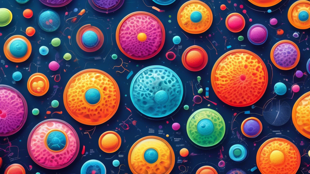 An informative and vivid illustration showcasing the 17 best facts about cytoplasm, with annotations and symbols, set inside a colorful, animated cell environment.